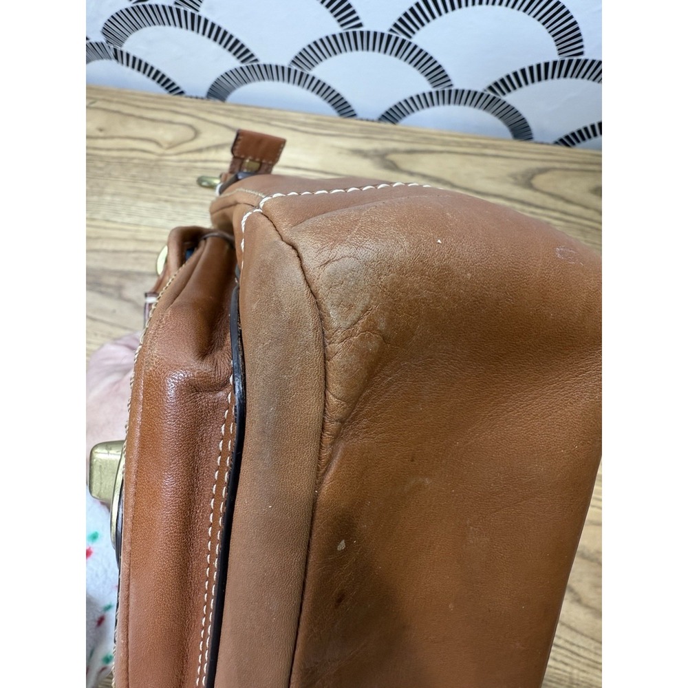 Coach Y2K 65th Anniversary Legacy Vachetta Leather Turn-Lock Shoulder Bag F12868 - Picture 11 of 16